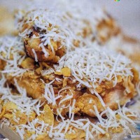 Roti Bakar Corn Flakes